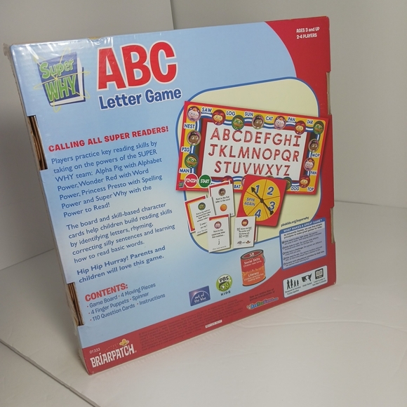 Super Why ABC Letter Game Board Game PBS Kids - Picture 5 of 6